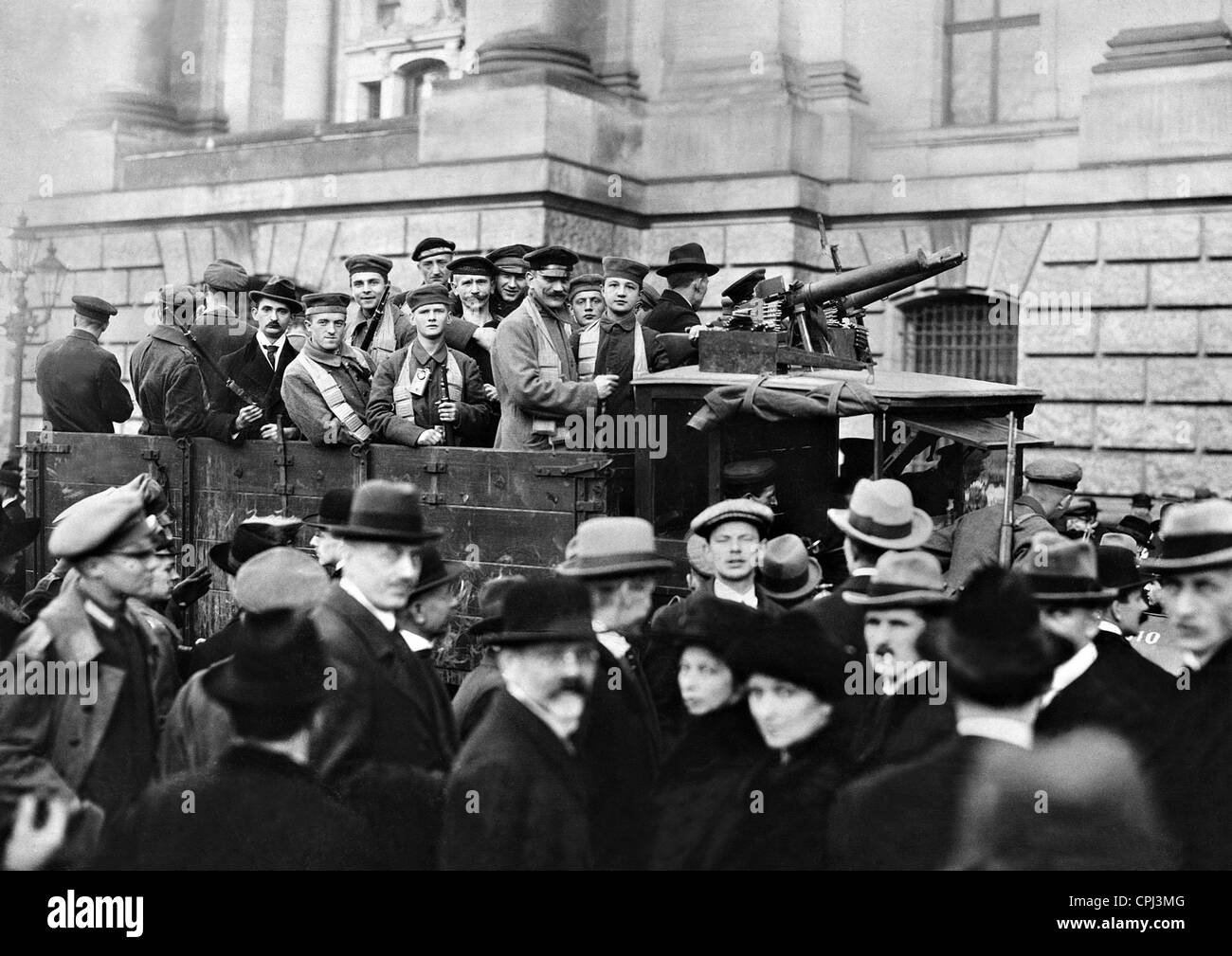 La rivoluzione di novembre a Berlino, 1918 Foto Stock