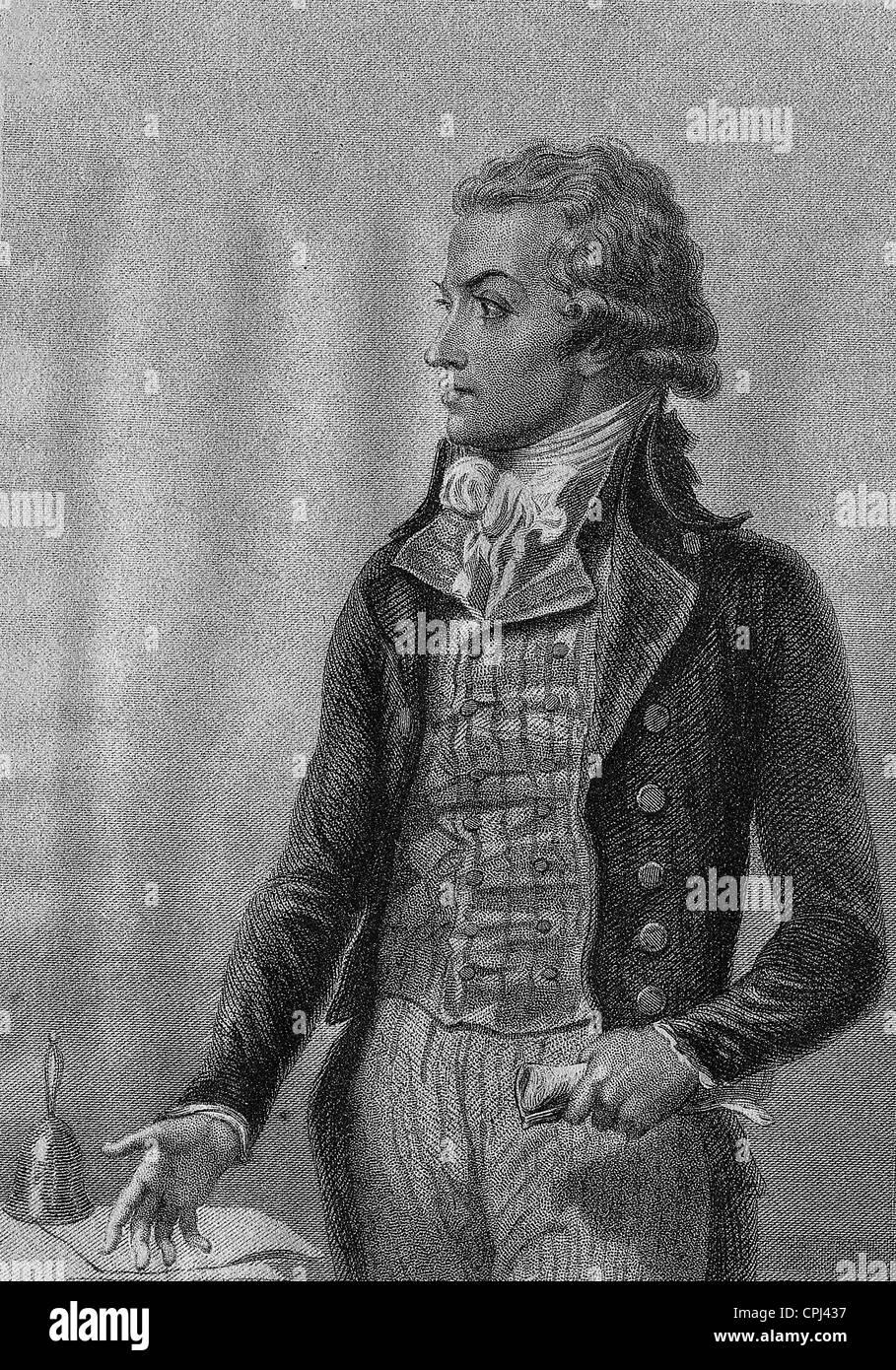 Antoine Pierre Joseph Marie Barnave Foto Stock