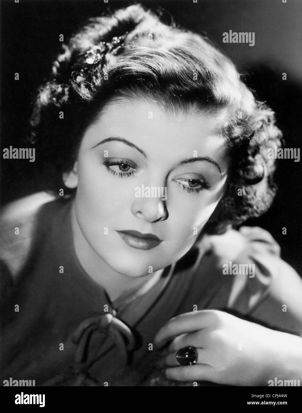 Myrna Loy, 1936 Foto Stock