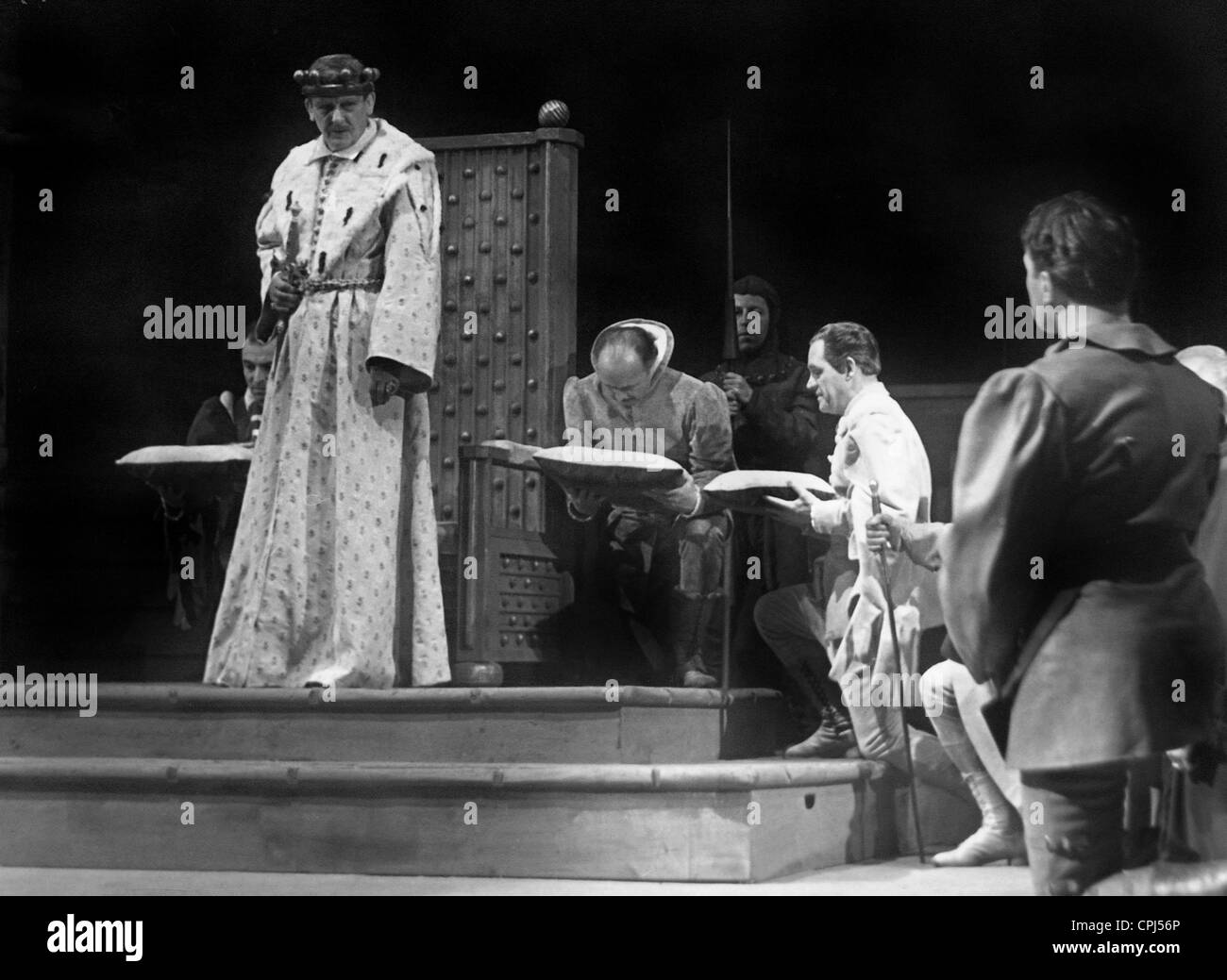 Rudolf Forster in "Richard II', 1940 Foto Stock