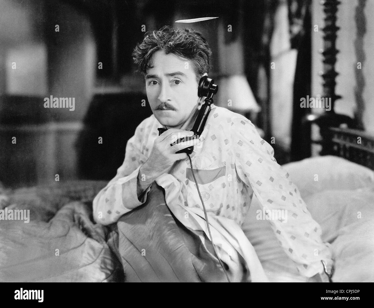 Adolphe Menjou in "Wir schalten um auf Hollywood', 1931 Foto Stock