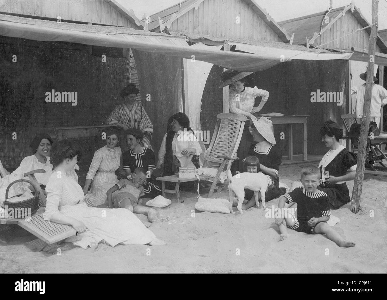 I bagnanti del Lido, 1934 Foto Stock