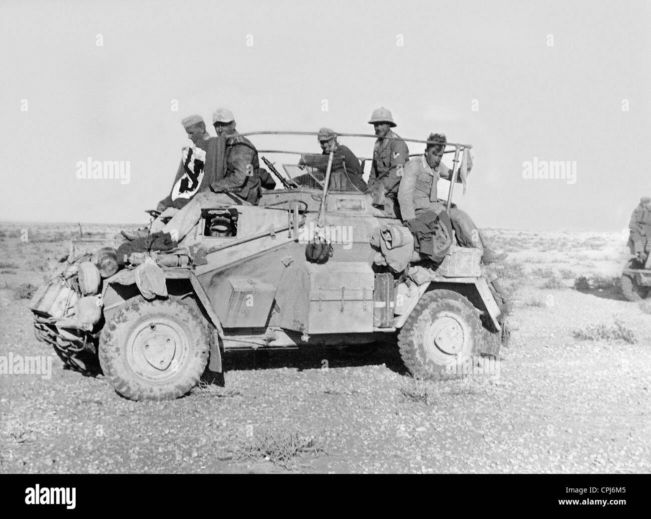 Tedesco auto di ricognizione, 1942 Foto Stock