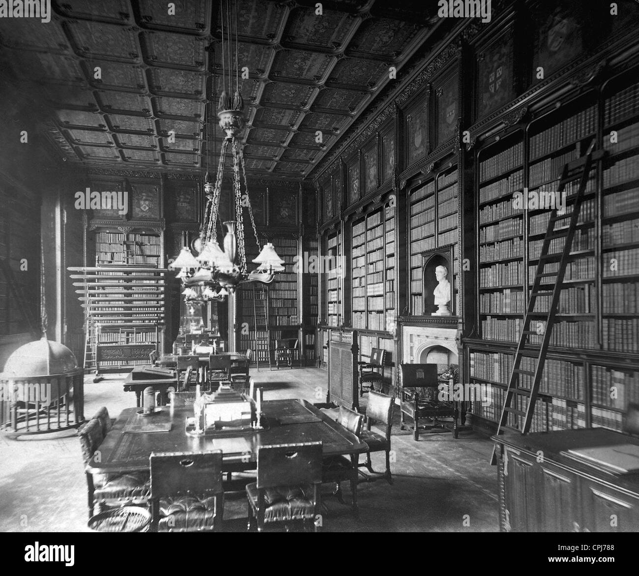 Biblioteca della Camera dei Lords a Londra Foto Stock