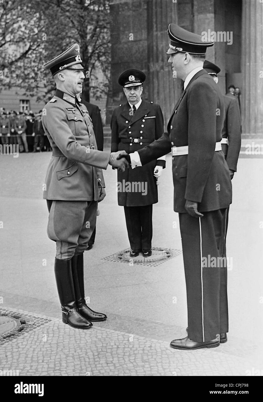 La Croazia è ambasciatore Benzon dice addio a Paul von Hase, 1941 Foto Stock