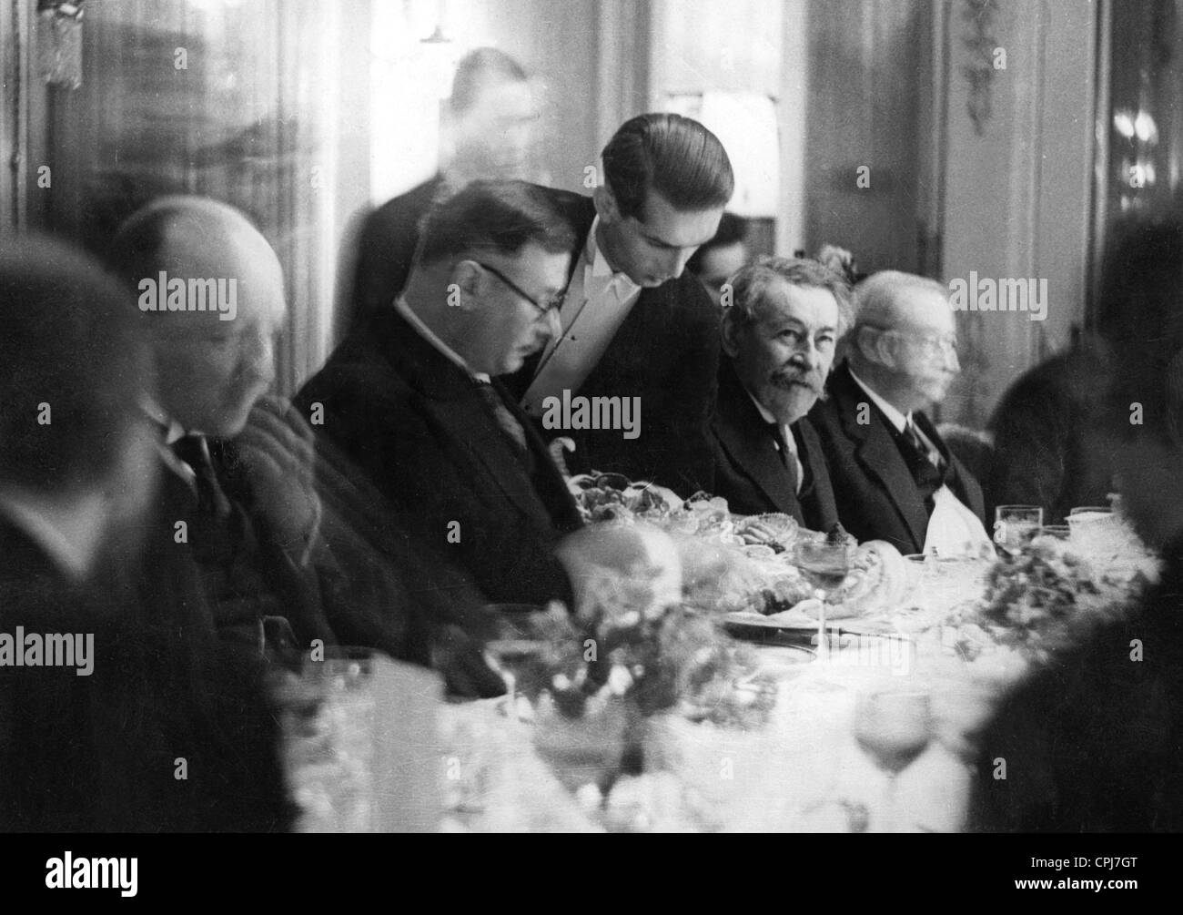 La Seconda Conferenza dell' Aia, 1930 - Joseph Wirth e Aristide Briand Foto Stock