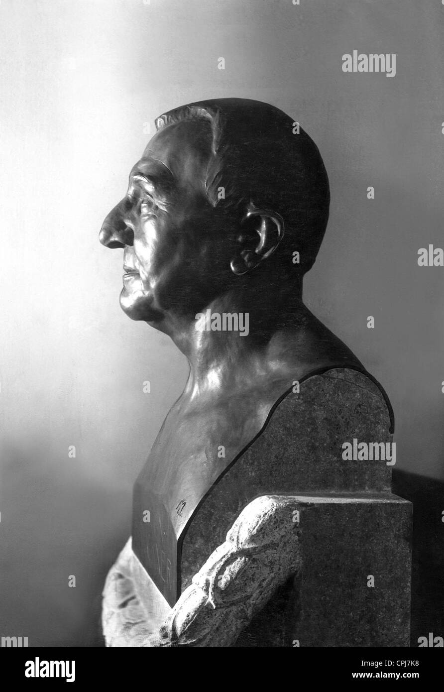 Il busto di Anton Bruckner Foto Stock