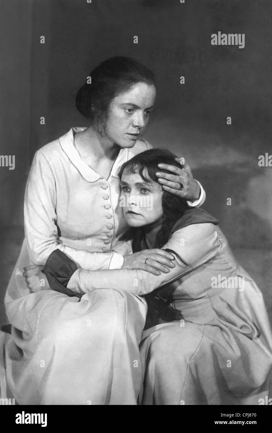 Johanna Hofer e Annemarie Seidel in 'Maskenschnitzer', 1920 Foto Stock