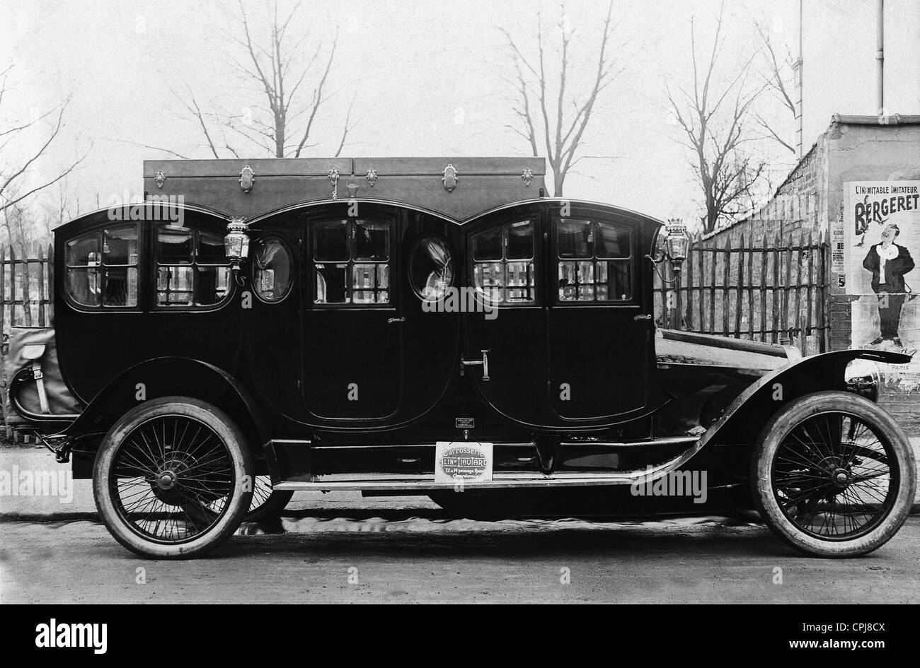 Il francese in viaggio limousine, 1912 Foto Stock