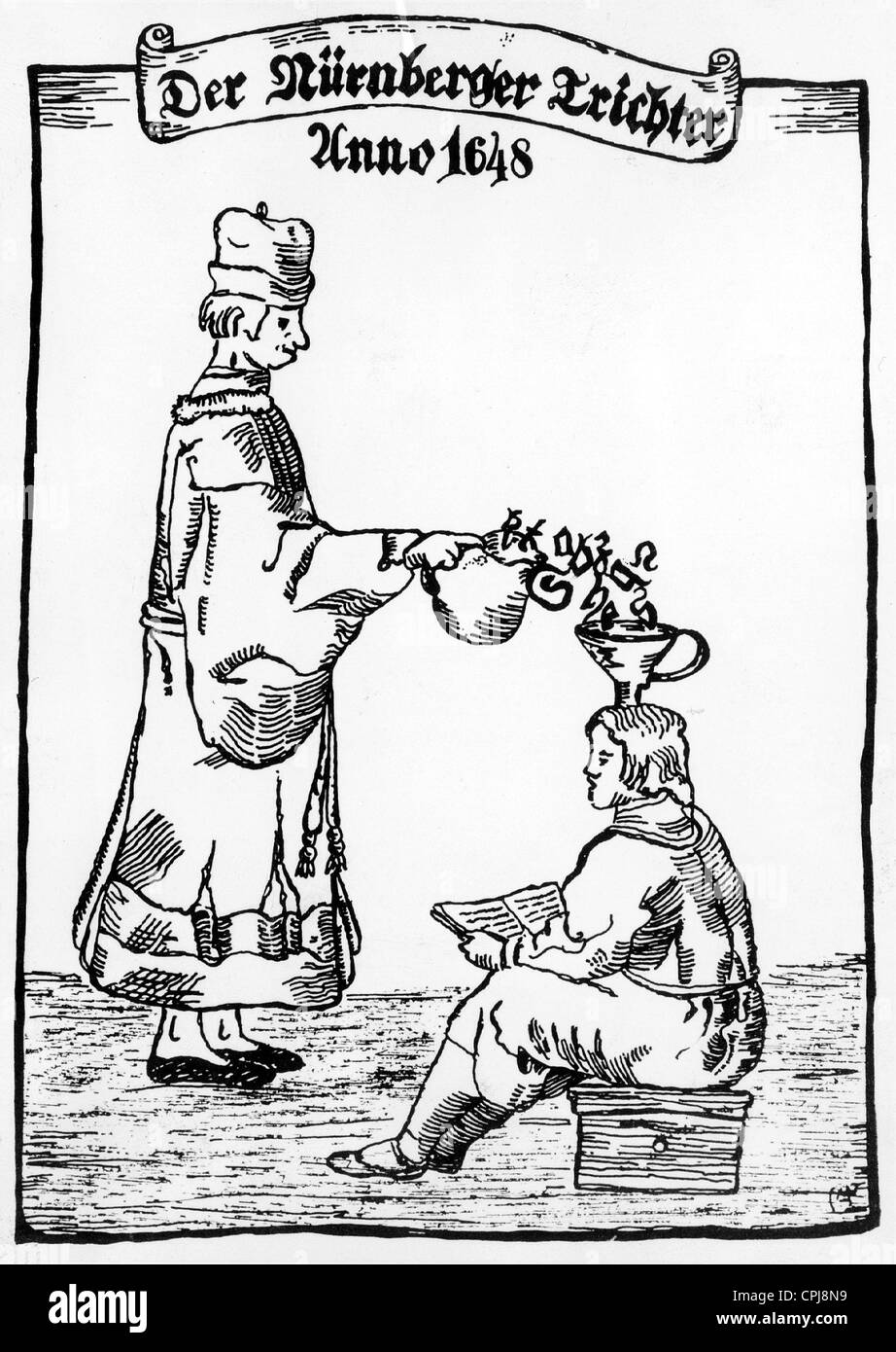 L Imbuto di Norimberga, 1648 Foto Stock L Imbuto di Norimberga, 1648 Foto Stock