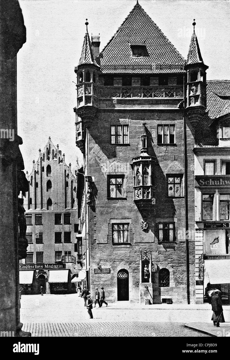 Casa di Nassau a Norimberga, 1907 Foto Stock