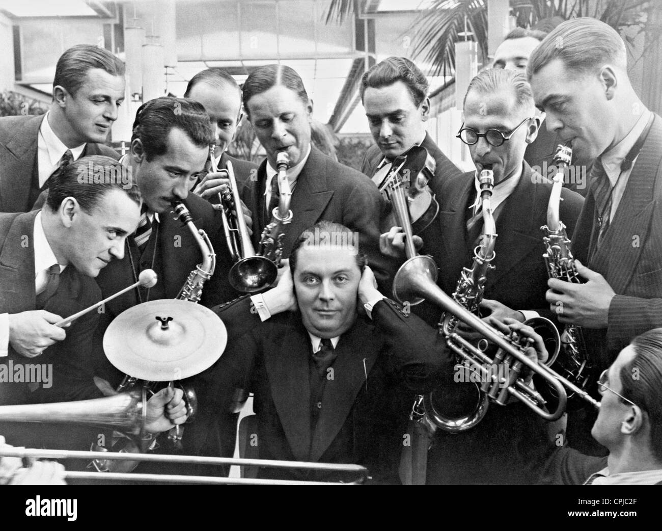 Mitja Nikisch con il suo jazz band, 1930 Foto Stock