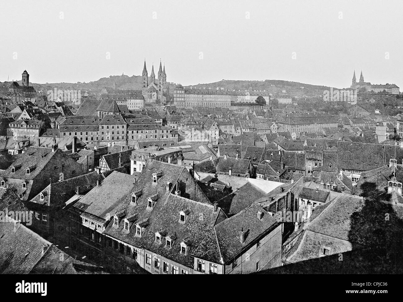 Vista della città di Bamberg, 1919 Foto Stock