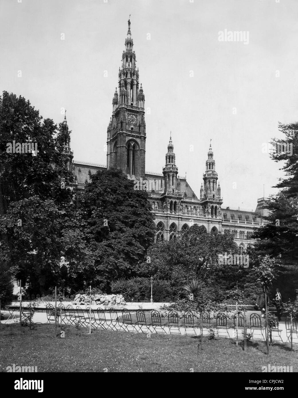 Il nuovo municipio di Vienna, 1930 Foto Stock