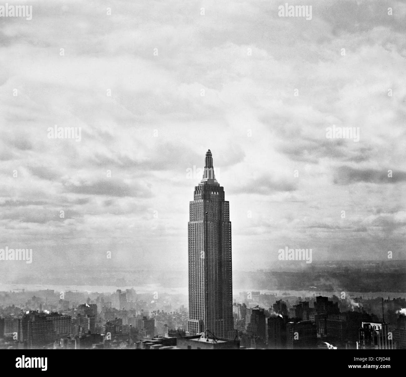 Empire State Building di New York, 1934. Foto Stock