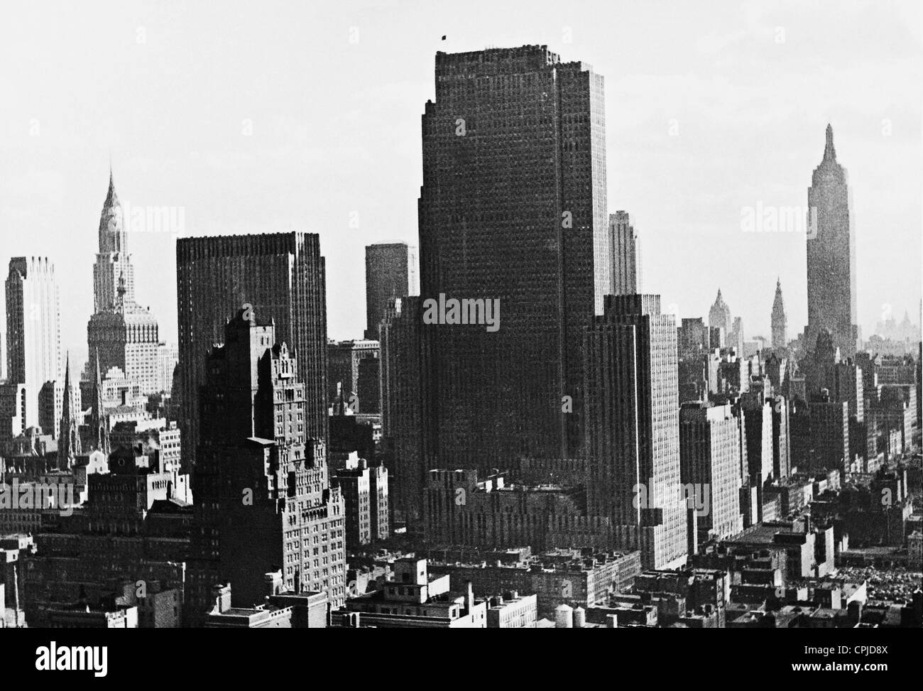 Skyline di New York, 1938 Foto Stock