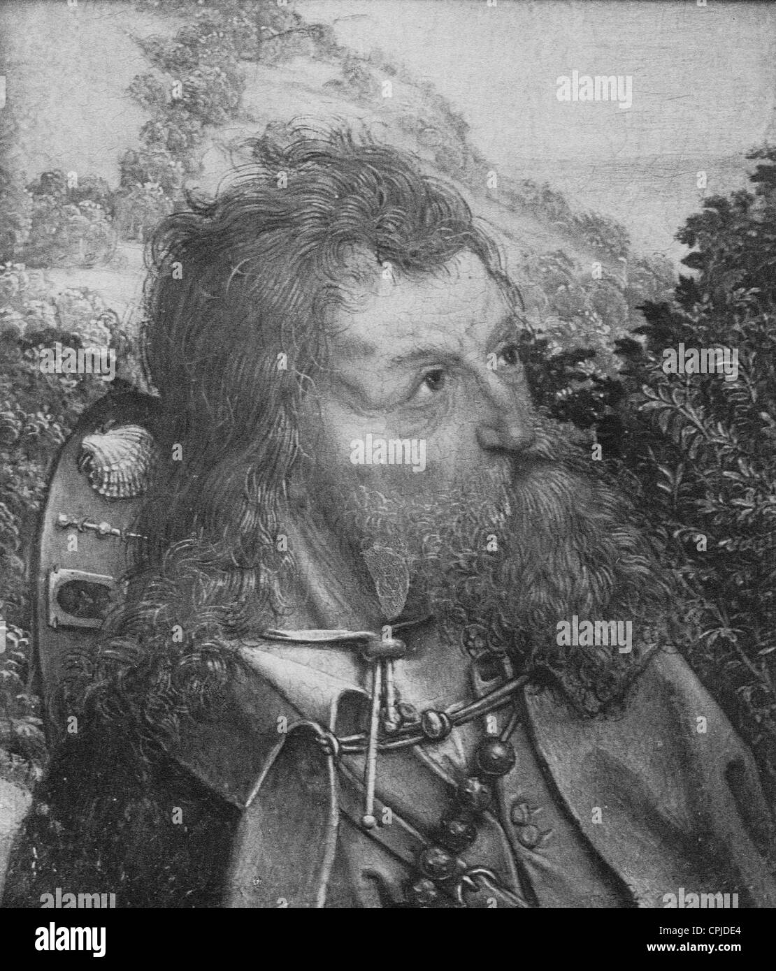 San Giacomo come un pellegrino Foto Stock