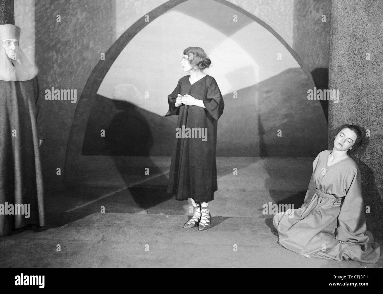 Annemarie Seidel e Johanna Hofer in "svolta", 1921 Foto Stock