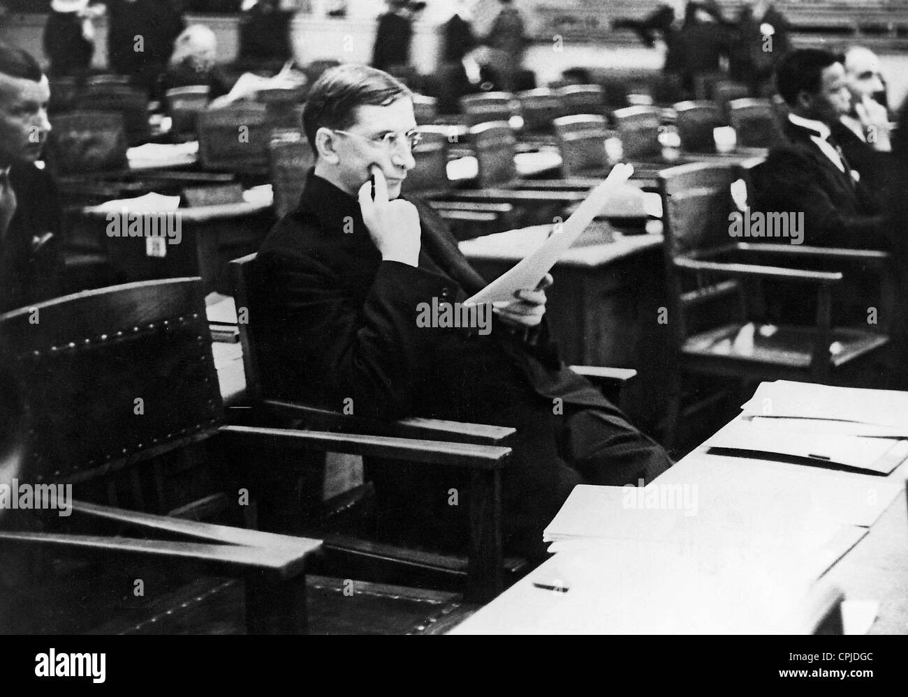 Eamon de Valera presso la Lega delle Nazioni, 1932 Foto Stock