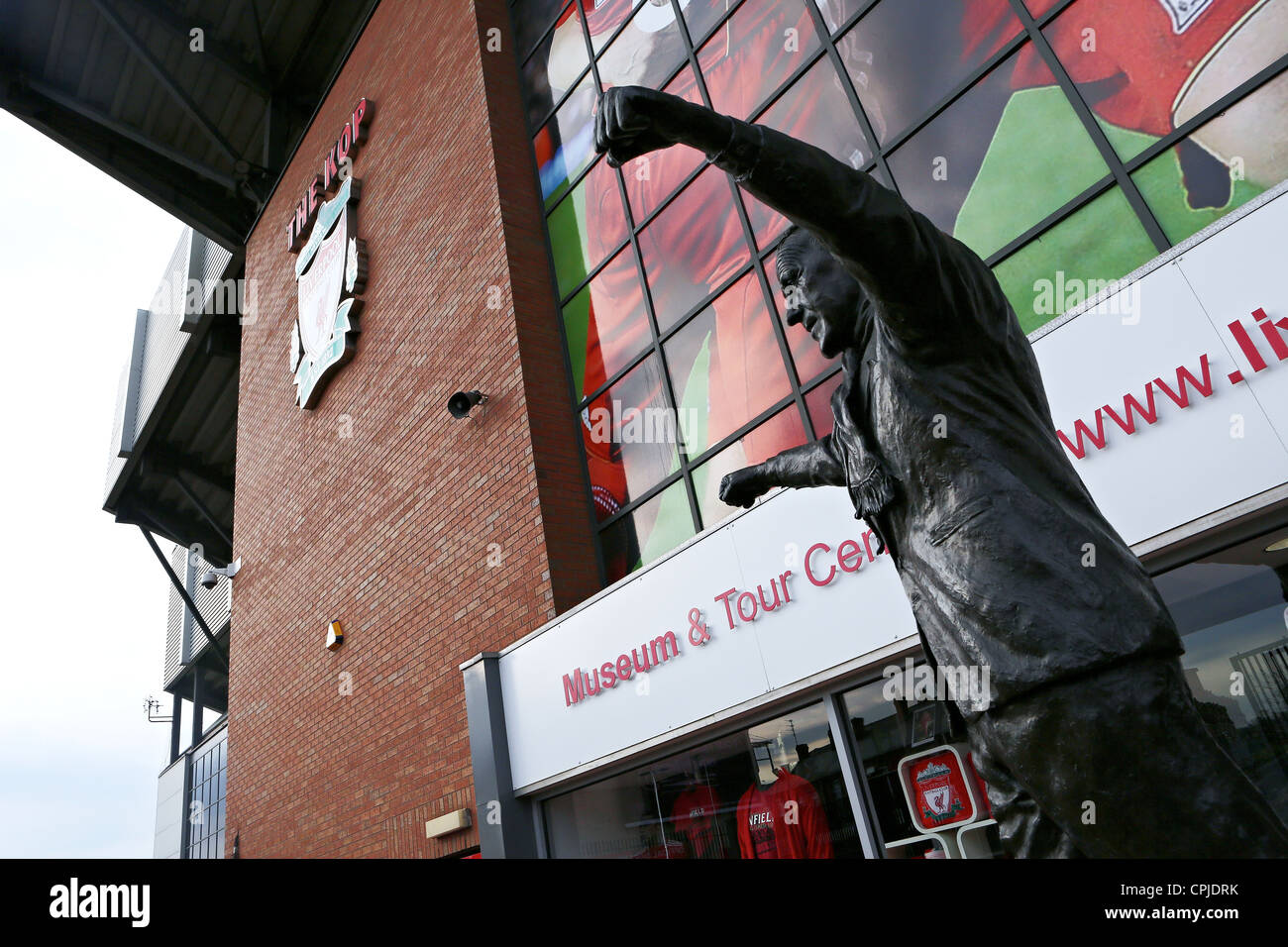 Kop Liverpool Football Ground Foto Stock