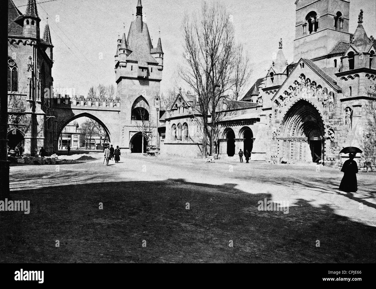 Castello di Vajdahunyad, 1896 Foto Stock