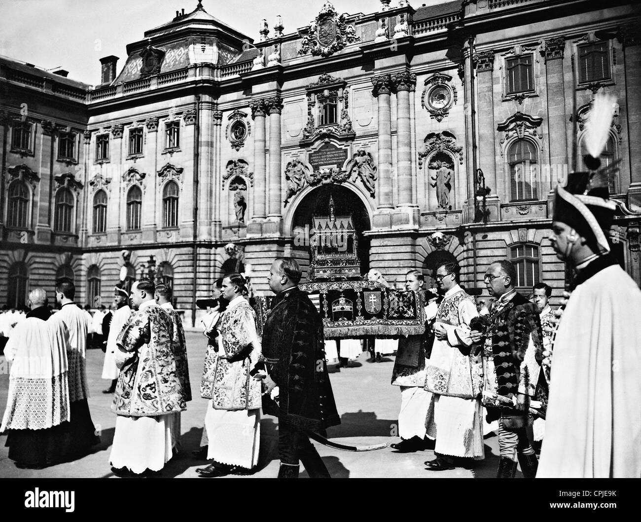 Santo Stefano processione, 1934 Foto Stock