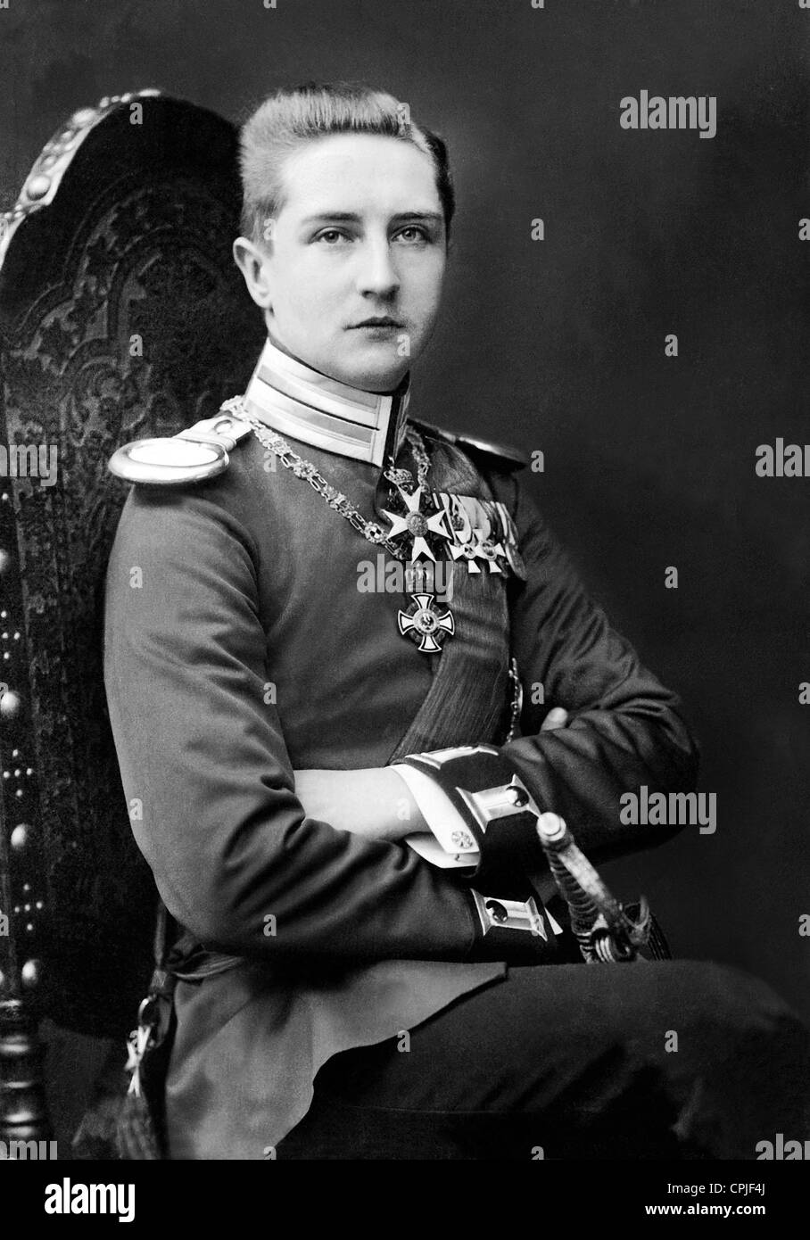 Il principe August Wilhelm di Prussia, 1906 Foto Stock