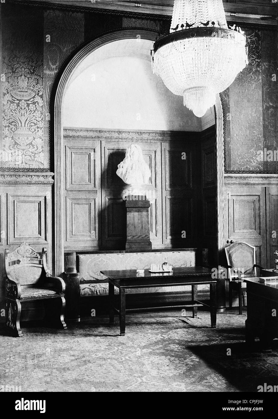 Ufficio nel Nuovo Municipio di Copenaghen, 1905 Foto Stock