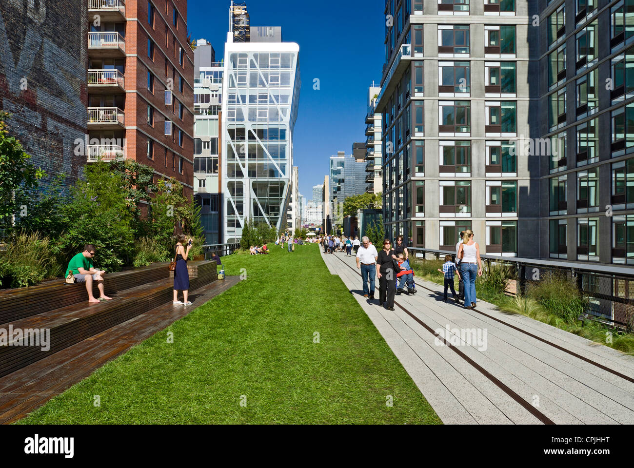 Linea alta appartamenti di New York Foto Stock