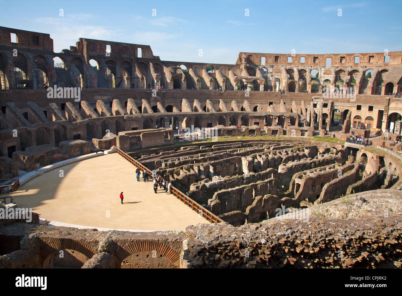 Roma - Colosseo interno Foto Stock