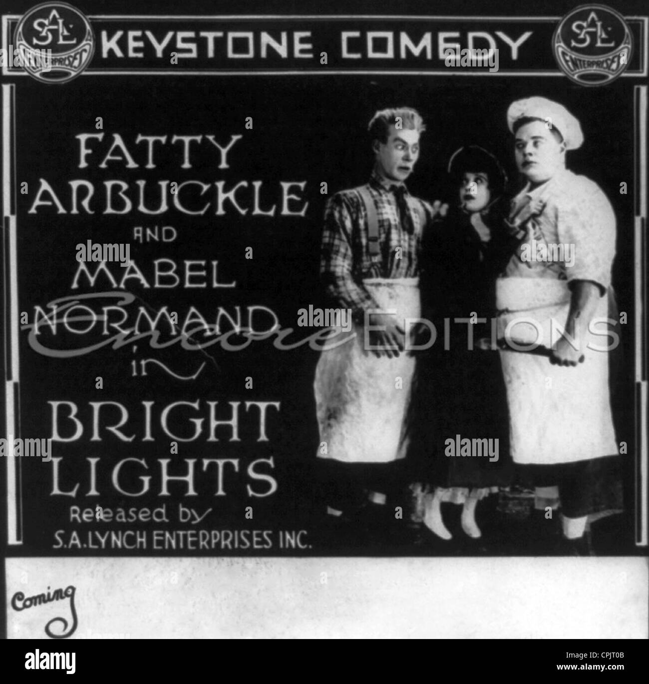 Luci luminose (1916) JOE BORDEAUX MABEL NORMAND ROSCOE 'grasso' ARBUCKLE ROSCOE 'grasso' ARBUCKLE (DIR) 001 MOVIESTORE COLLECTION Foto Stock