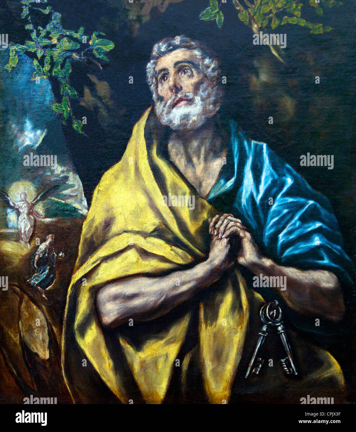 San Pietro pentito, 1610, di El Greco, Nasjonalgalleriet, National Gallery, Oslo, Norvegia, Europa Foto Stock
