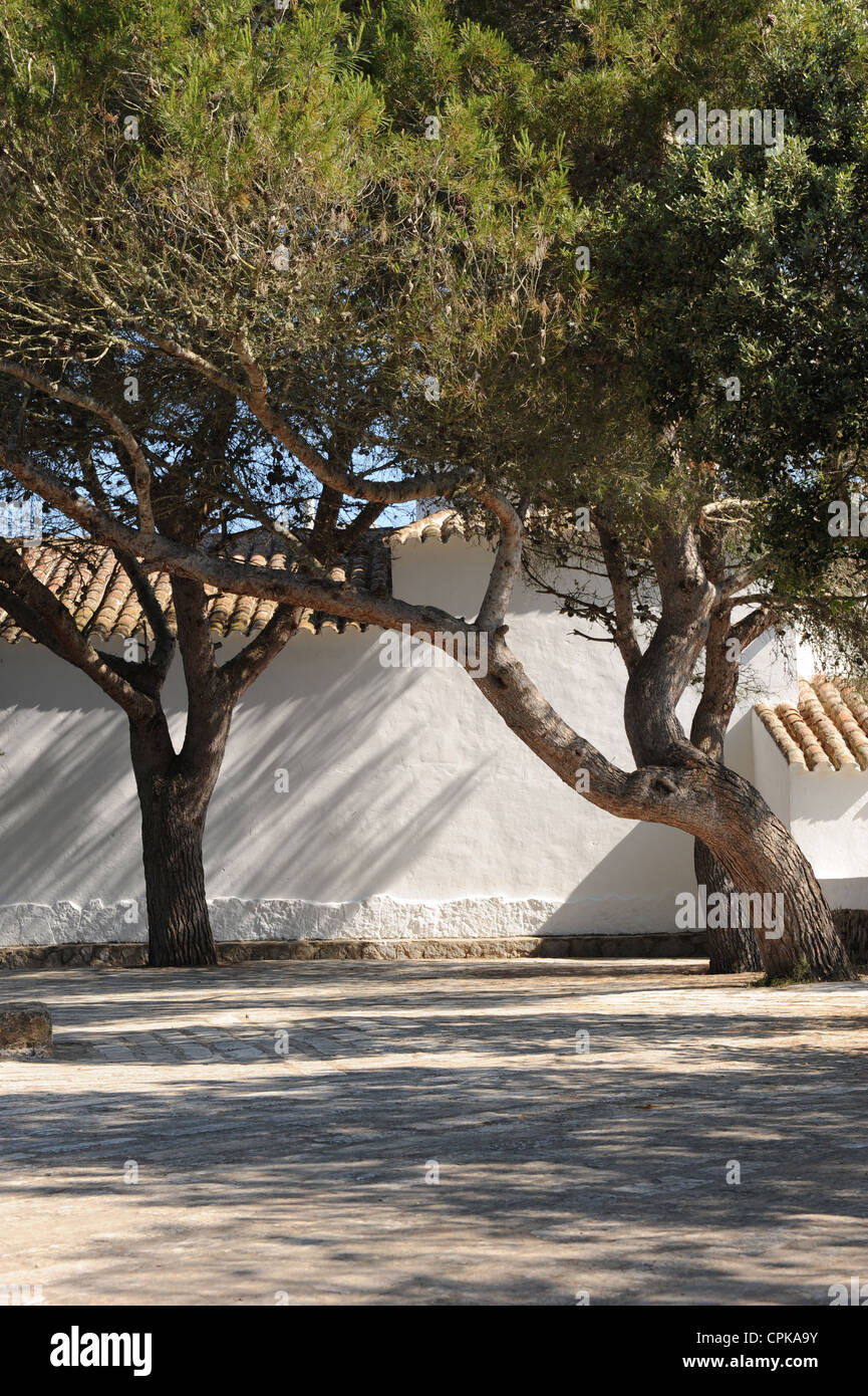Sant Llorenc de Binixems chiesa, Menorca, Spagna Foto Stock