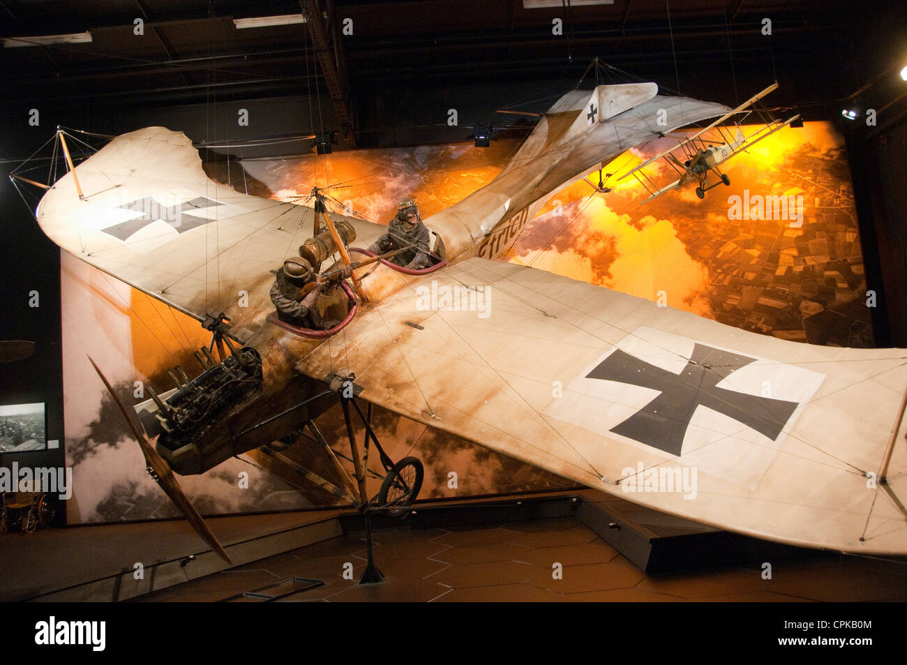 Nuova Zelanda Marlborough, presenta a Omaka Aviation Heritage Center di WWI combattimento aereo Foto Stock