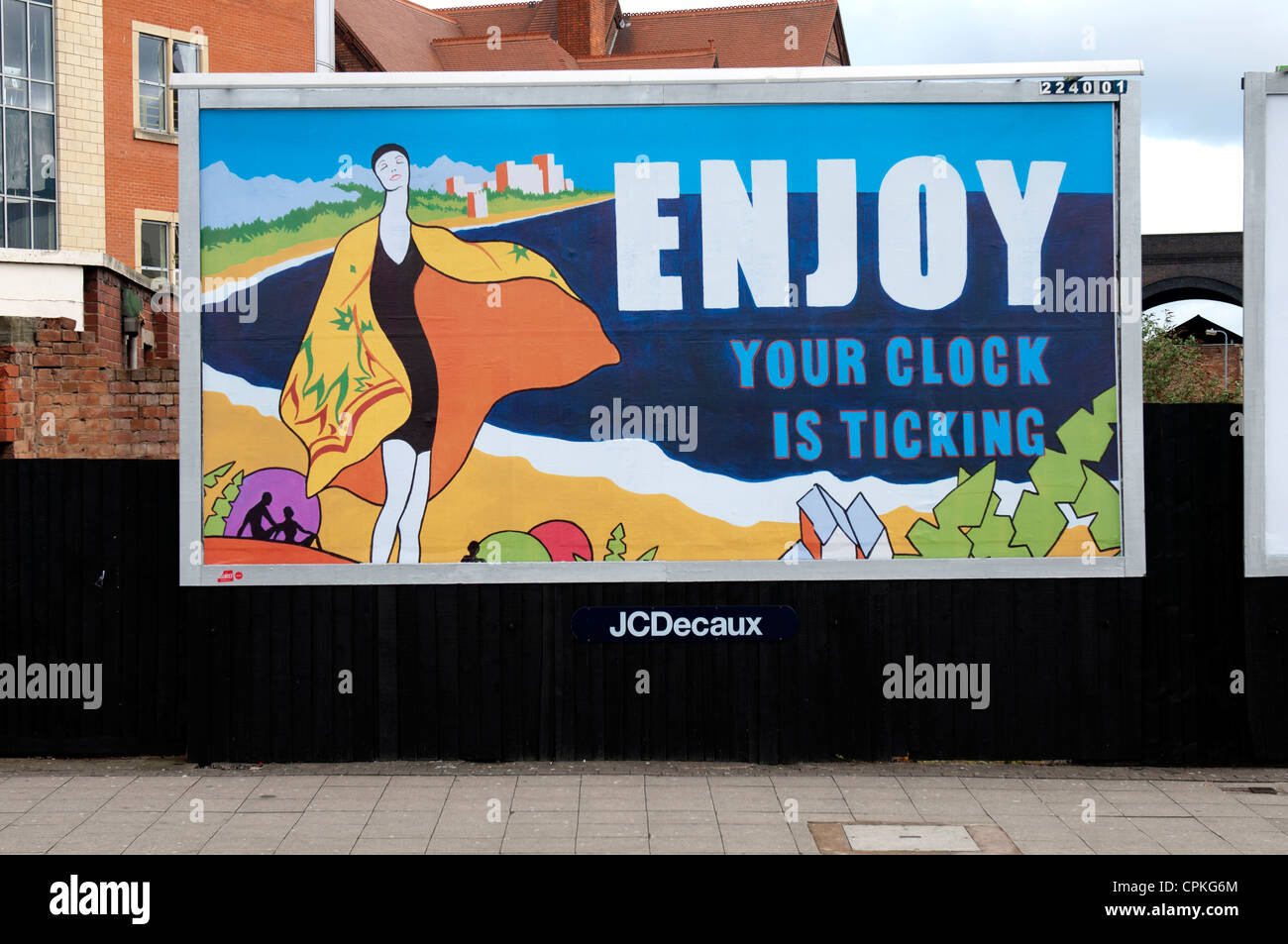 48 fogli Billboard Project, Birmingham, Regno Unito Foto Stock