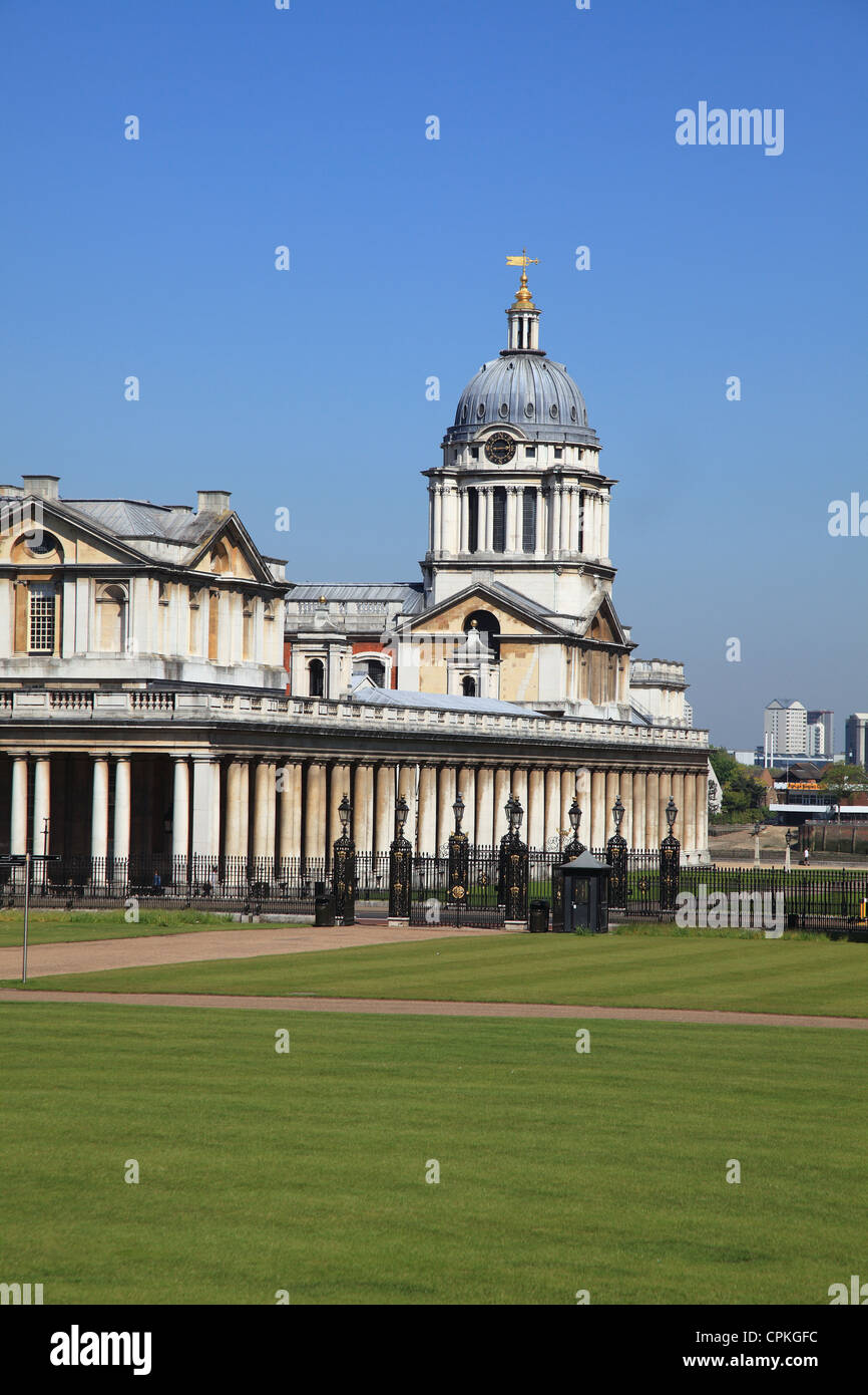 Greenwich Royal naval costruzione di Londra Foto Stock