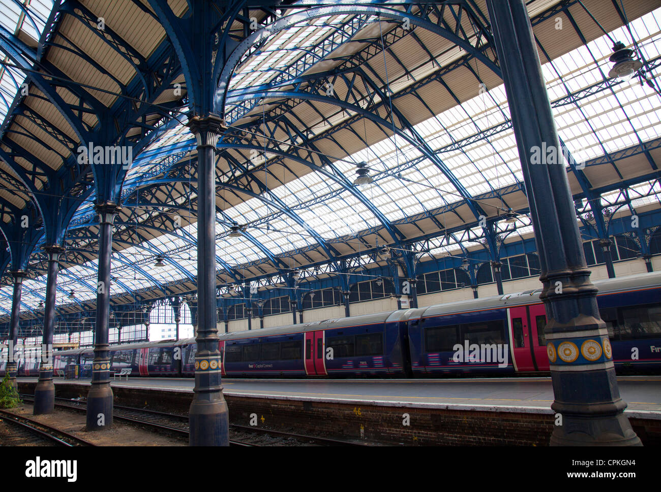 La stazione di Brighton - REGNO UNITO Foto Stock