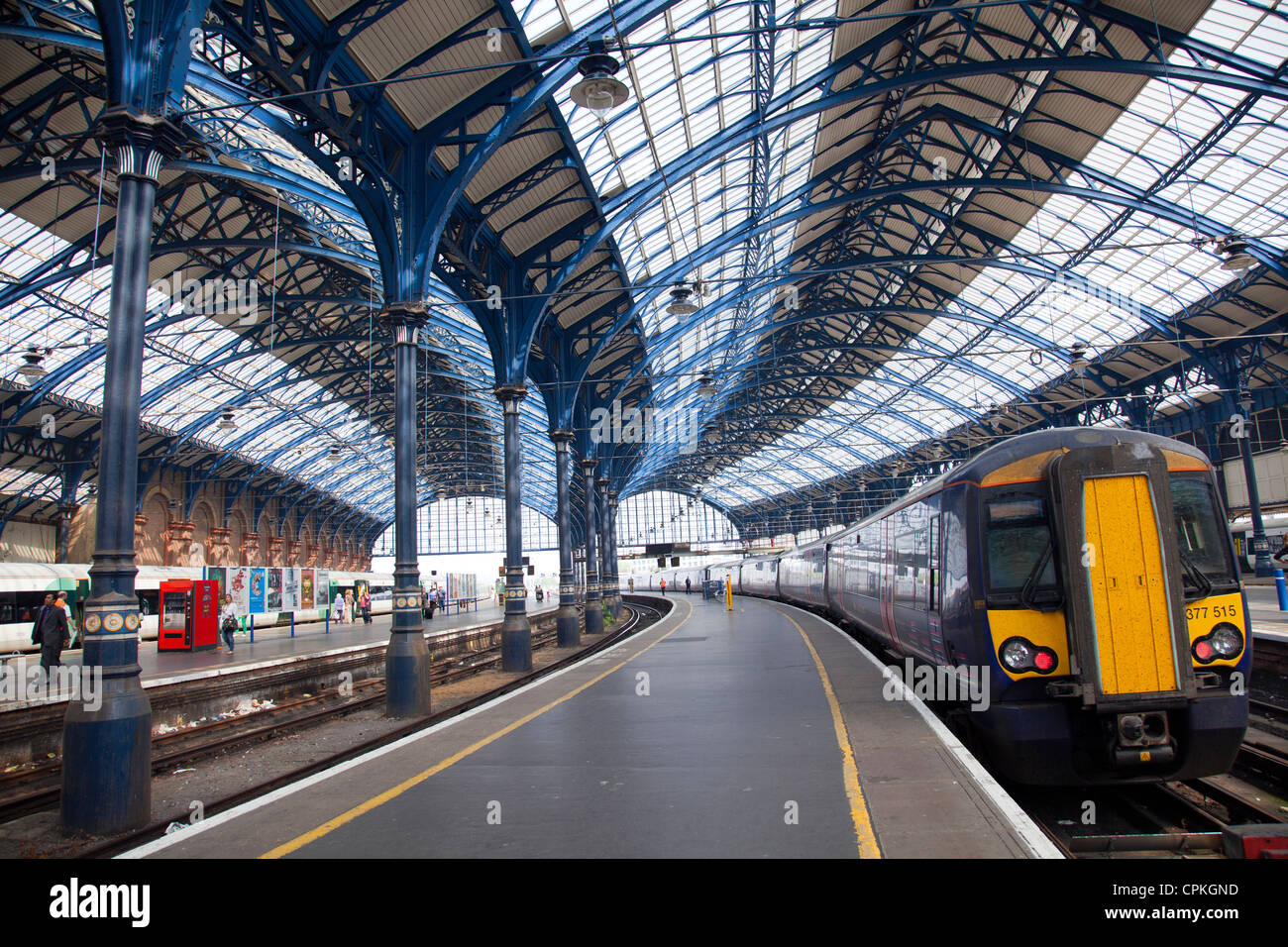 La stazione di Brighton - REGNO UNITO Foto Stock