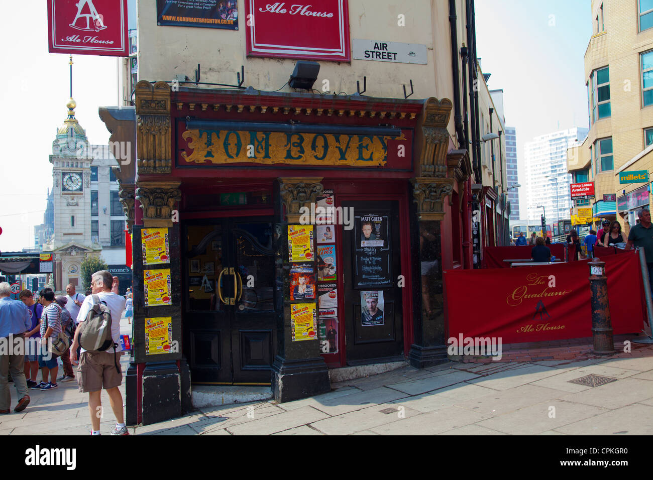 Tom Bovey Pub/ Quadrante Ale House su Cnr di aria e Queens St - Brighton Regno Unito Foto Stock