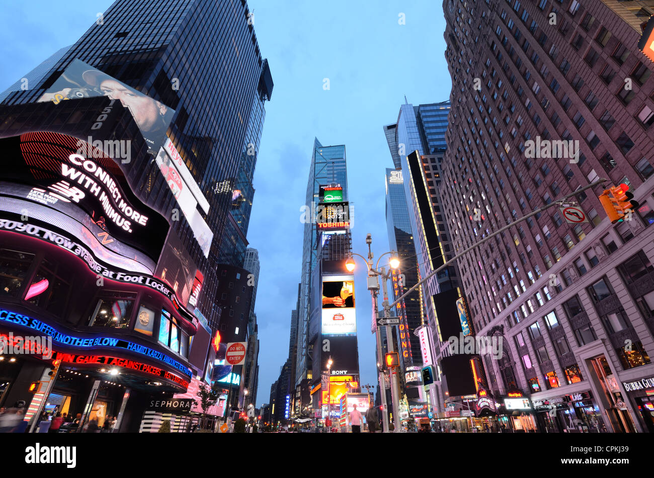 Times Square a New York City Foto Stock