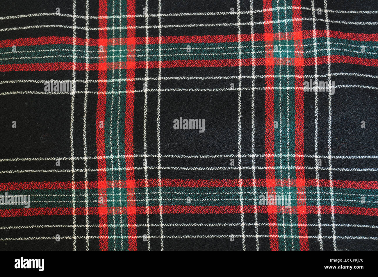 Rosso e nero a scacchi panno scozzese Foto stock - Alamy