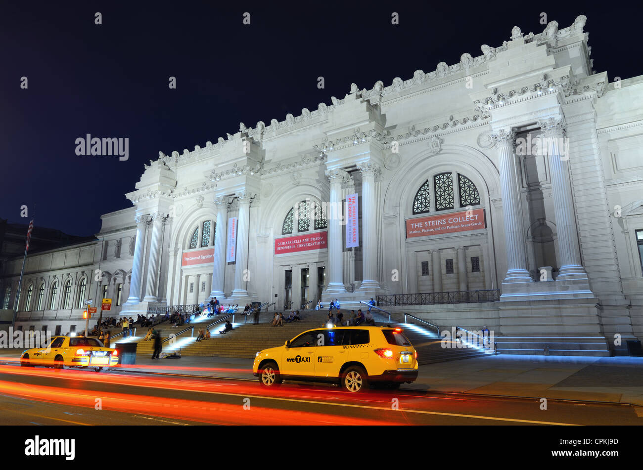 Il famoso Metropolitan Museum of Art di New York, New York, Stati Uniti d'America. Foto Stock