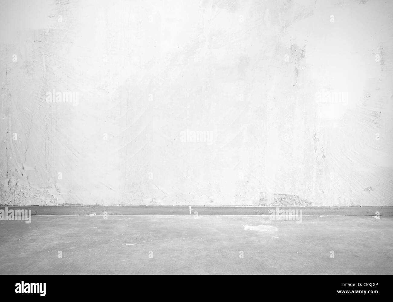 Vintage interno del muro di pietra e pavimento grigio Foto Stock