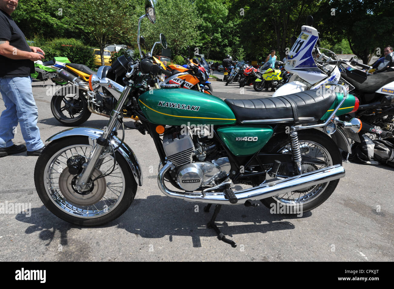 Kawasaki KH400 Foto Stock