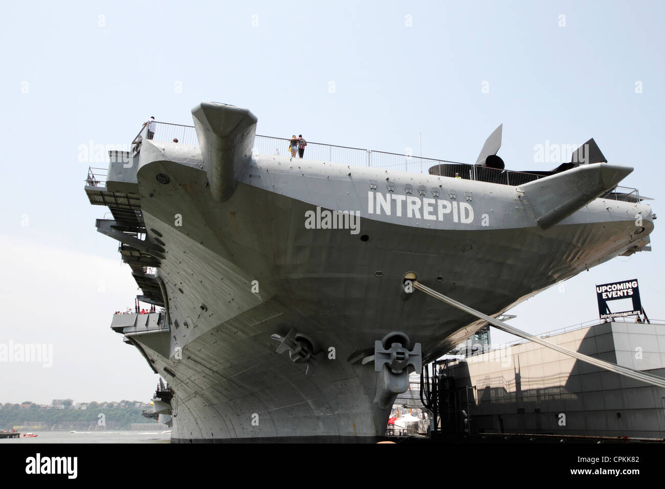 USS Intrepid Sea Air & Space Museum di New York City Foto Stock