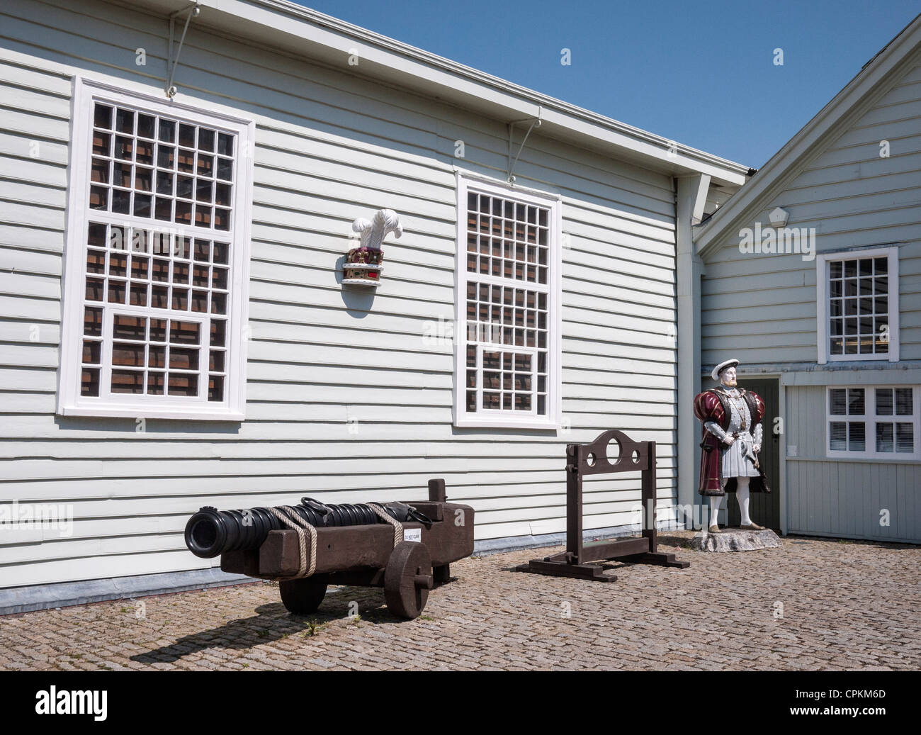 Mary Rose Museum, vista esterna, in Portsmouth Historic Dockyard, Hampshire, Inghilterra, Regno Unito Foto Stock
