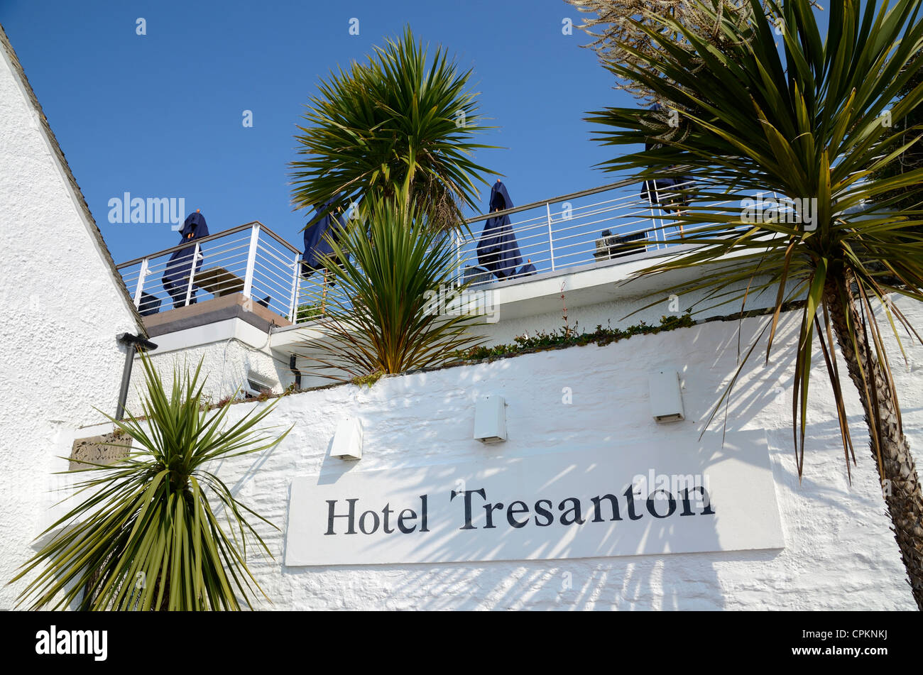L'Hotel Tresanton a St.Mawes, Cornwall, Regno Unito Foto Stock