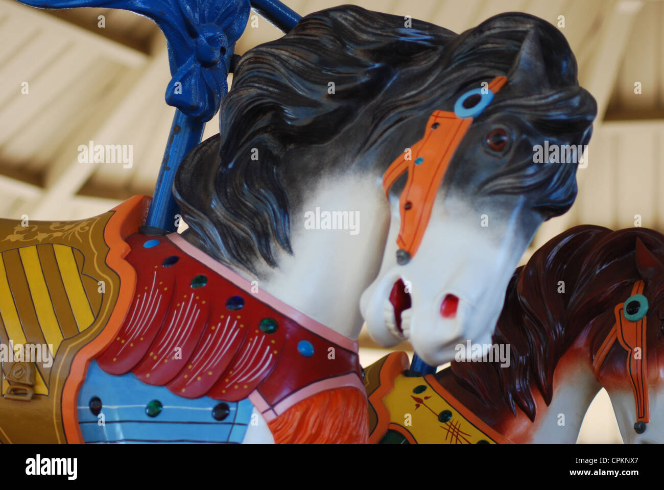 Ripristinato funzionamento a giostra a Little Rock, AR Foto Stock