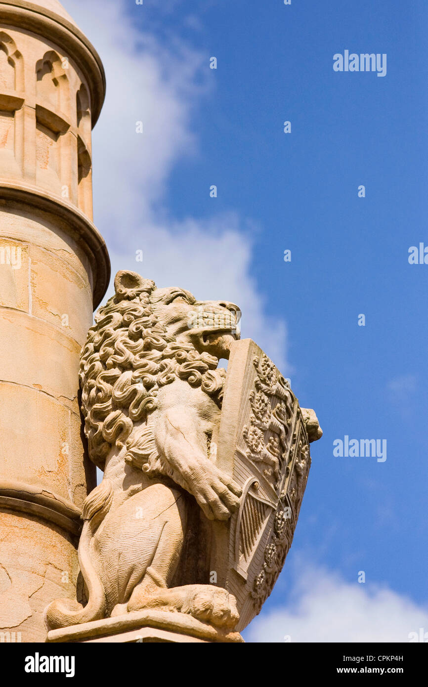 La fontana di americani, la piazza del mercato, Rother Street, Stratford-upon-Avon, Warwickshire, Regno Unito Foto Stock