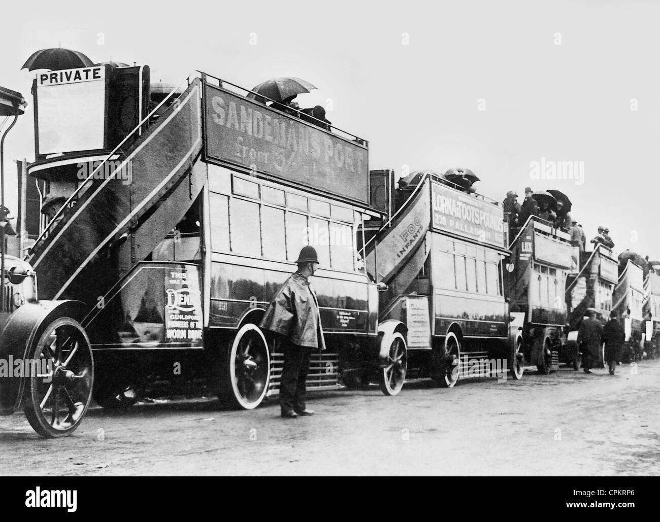 Double-decker bus di Londra, 1926 Foto Stock